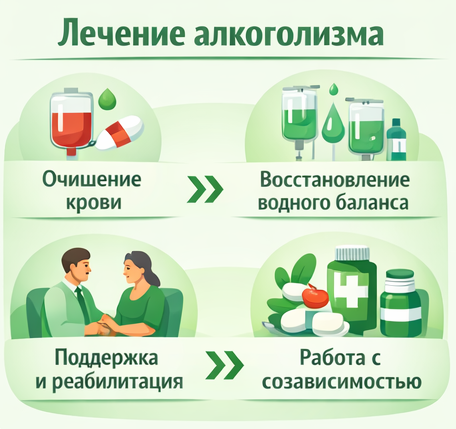 лечение алкоголизма в Магнитогорске этапы